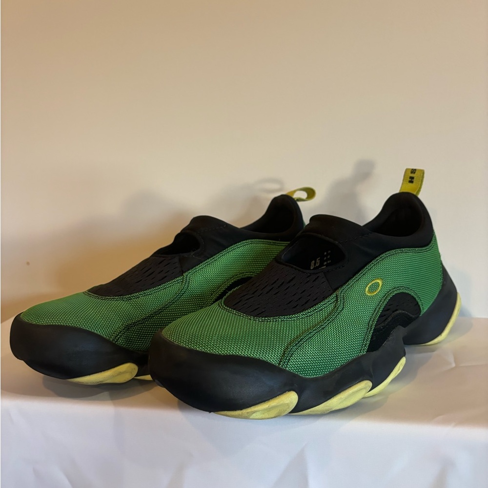 Oakley Green and Black Slip-On Athletic Shoes - Picture 3 of 5